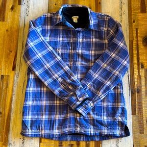 Women’s XS L.L. Bean fleece lined flannel.